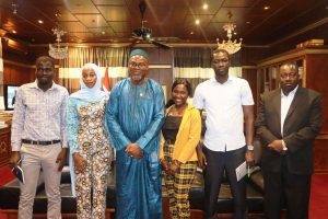 Vice President Mohammed BS Jallow welcomes Peace Hub The Gambia for collaborative talks on Peacebuilding and Youth Empowerment