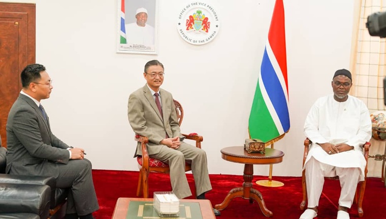 Chinese Ambassador Highlights Strong Bilateral Ties and Future Cooperation in Meeting with Vice President Jallow