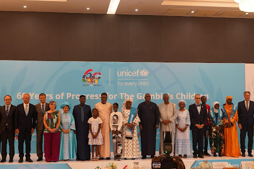 VP Jallow Celebrates Six Decades of Gambia–UNICEF Partnership, Calls for Renewed Commitment to Children’s Future