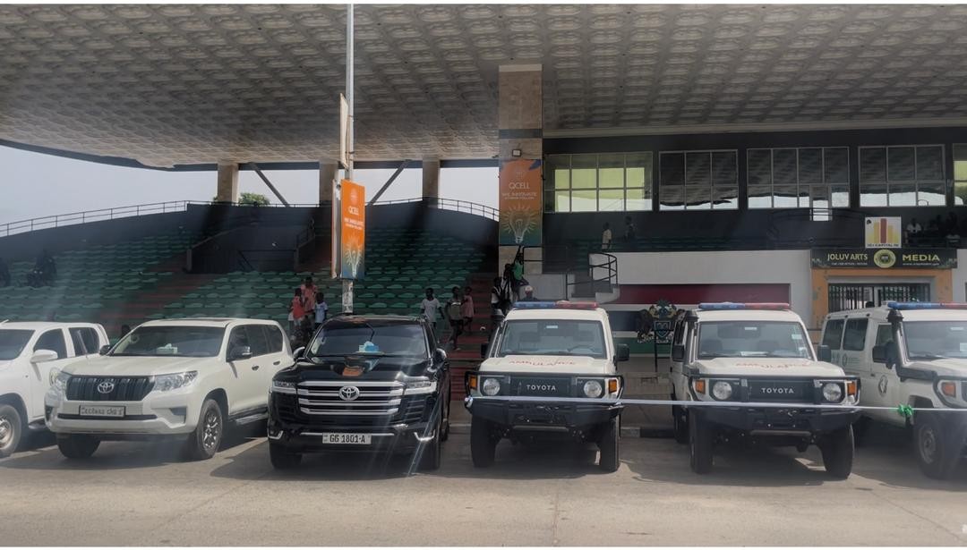VP Presides Over Handover of Ambulances and Medical Equipment to the Ministry of Health