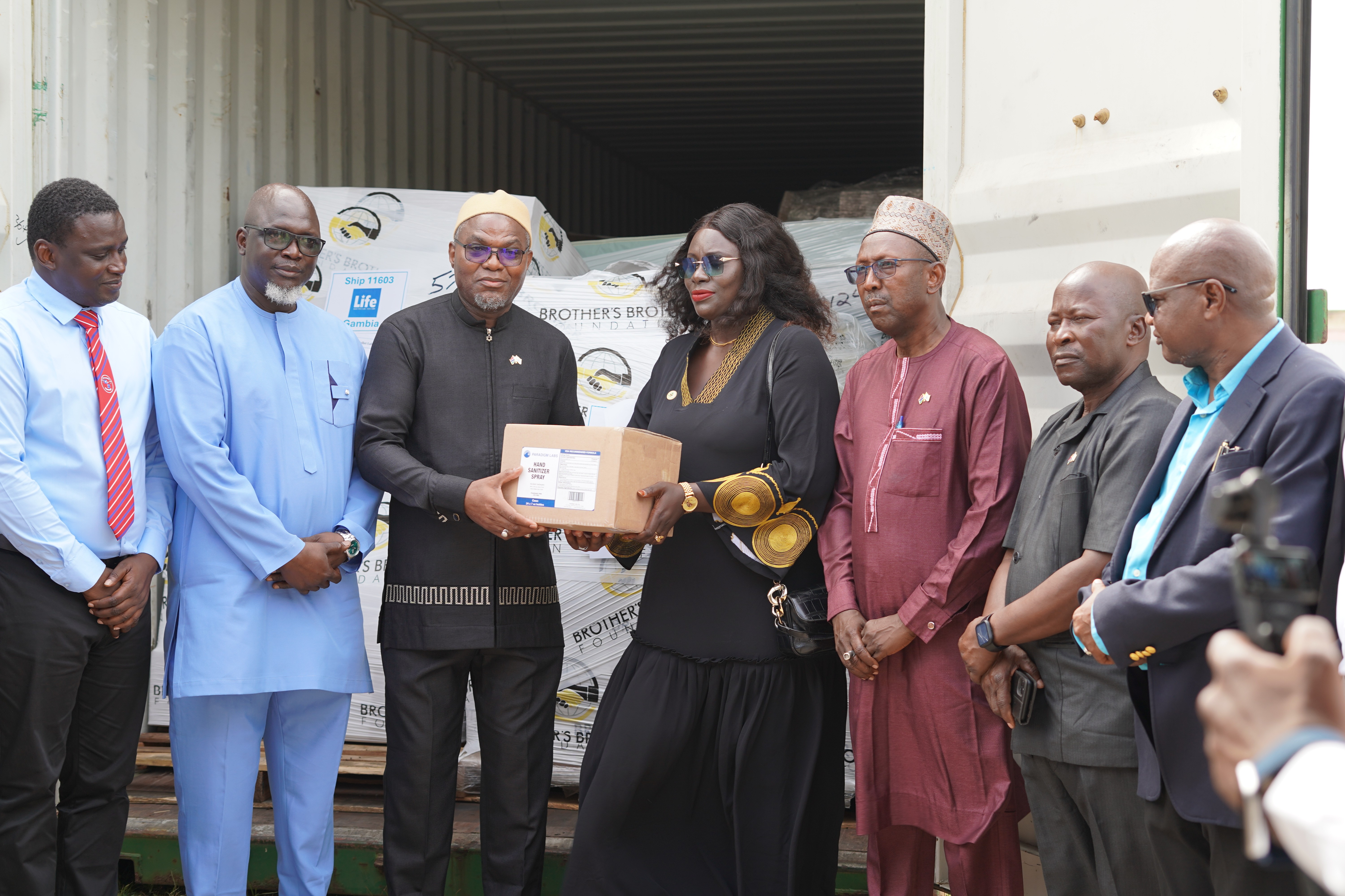 VP Jallow Receives US$1 Million Medical Donation on Behalf of President Barrow, Reaffirms Government’s Commitment to Universal Healthcar